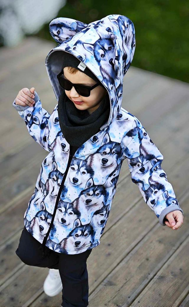 Kurtka softshell z uszkami "Husky" - obrazek 2